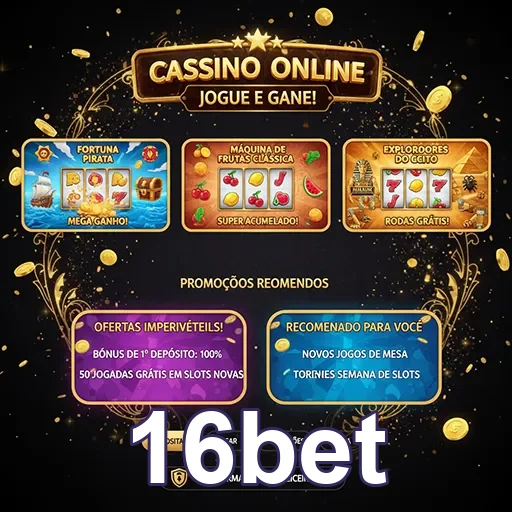 Variedade de jogos de casino ao vivo e slot games